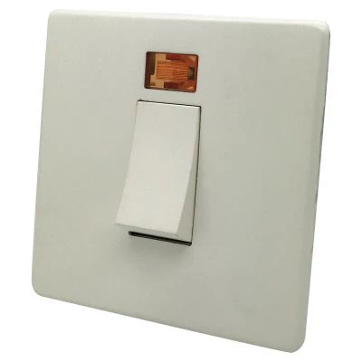 Textured White Cooker (45 Amp Double Pole) Switch