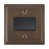 Fan Isolator Switch Art Deco Cocoa Bronze Fan Isolator