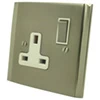 More information on the Art Deco Dual Satin | Polished Nickel Art Deco Dual Switched Plug Socket