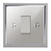 45 Amp Cooker Switch Small : White Trim Art Deco Polished Chrome Cooker (45 Amp Double Pole) Switch