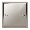 More information on the Art Deco Polished Nickel Art Deco Blank Plate
