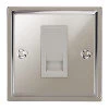 More information on the Art Deco Polished Nickel Art Deco Telephone Extension Socket