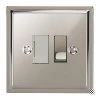 More information on the Art Deco Polished Nickel Art Deco Switched Fused Spur