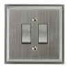 More information on the Art Deco Satin Chrome Art Deco Intermediate Switch and Light Switch Combination