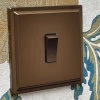 Art Deco Screwless Bronze Antique Intermediate Light Switch - 1