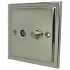 More information on the Art Deco Classic Polished Chrome Art Deco Classic TV and SKY Socket