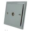 More information on the Art Deco Classic Polished Chrome Art Deco Classic TV Socket