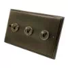 3 Gang 2 Way Toggle Light Switches