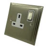 More information on the Art Deco Supreme Satin Nickel Art Deco Supreme Switched Plug Socket