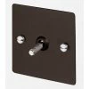 1 Gang 20 Amp 2 Way Toggle (Dolly) Light Switch - Steel Toggle