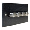 Black Granite / Satin Stainless LED Dimmer - 3
