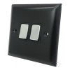 More information on the Vogue Matt Black with Chrome Black Light Switch