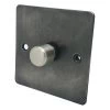 1 Gang 250W 2 Way LED Dimmer - Stainless Knob