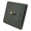 1 Gang 10 Amp 2 Way Dolly Switch (Antique Toggle) Classic Old Bronze Toggle (Dolly) Switch