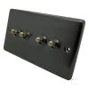 4 Gang 10 Amp 2 Way Dolly Switches (Antique Toggle)
