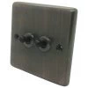 Classic Antique Copper Toggle (Dolly) Switch - 2