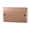 Double Blanking Plate Classic Brushed Copper Blank Plate