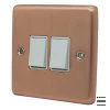 Classic Brushed Copper Light Switch - 1