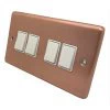Classic Brushed Copper Light Switch - 5