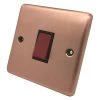 Classic Brushed Copper Cooker (45 Amp Double Pole) Switch - 2