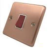 Classic Brushed Copper Cooker (45 Amp Double Pole) Switch - 1
