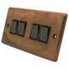 Classical Aged Burnished Copper Light Switch - 5