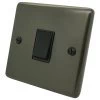 1 Gang 10 Amp Switch : Black Trim Classic Old Bronze Intermediate Light Switch