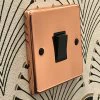 Classic Polished Copper Intermediate Light Switch - 1
