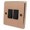 Classic Polished Copper Light Switch - 1