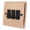 Classic Polished Copper Light Switch - 2