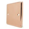 Classic Polished Copper Blank Plate - 1