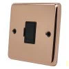 Classic Polished Copper Unswitched Fused Spur - 1