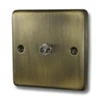 More information on the Classical Aged Antique Brass Classical Aged Satellite Socket (F Connector)