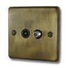 More information on the Classical Aged Antique Brass Classical Aged TV and SKY Socket