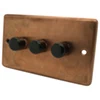 Classical Aged Burnished Copper LED Dimmer - 3