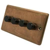 Classical Aged Burnished Copper LED Dimmer - 1