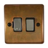 Classical Aged Burnished Copper Switched Fused Spur - 1
