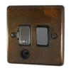 Classical Aged Burnished Copper Switched Fused Spur - 3