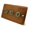 Classical Aged Burnished Copper Create Your Own Switch Combinations - 2