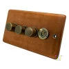 Classical Aged Burnished Copper Create Your Own Switch Combinations - 5