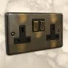 Classical Aged Aged Switched Plug Socket - 1