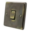 1 Gang 10 Amp Switch Classical Aged Aged Intermediate Light Switch
