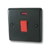 Classical Black Cooker (45 Amp Double Pole) Switch - 1