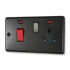 More information on the Classical Black Graphite Classical Cooker Control (45 Amp Double Pole Switch and 13 Amp Socket)