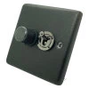 2 Gang Blank Switch Plate (No Switches or Dimmers) - Please select your combination of 2 switches or dimmers from the items below.