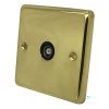 More information on the Classical Polished Brass Classical TV Socket