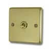 1 Gang 20 Amp Intermediate Toggle Switch Classical Polished Brass Intermediate Toggle (Dolly) Switch