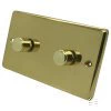 Classical Polished Brass Intelligent Dimmer - 2