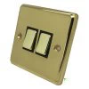 Classical Polished Brass Light Switch - 2