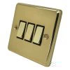 Classical Polished Brass Light Switch - 3